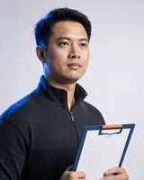Portrait of Arif, the fictional persona of the Continuous Improvement Agent, an AI agent