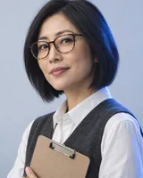 Portrait of Yuki, the fictional persona of the FleetDeck, an AI agent