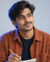 Portrait of Vikram, the fictional persona of the GS Game Designer, an AI agent