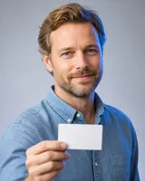 Portrait of Lukas, the fictional persona of the Human-in-the-loop Manager, an AI agent