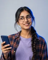 Portrait of Sana, the fictional persona of the Tester, an AI agent