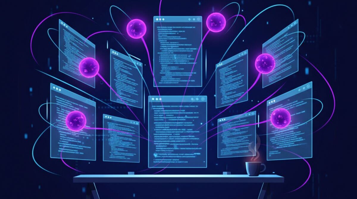 Agentic development workflow with AI coding agents