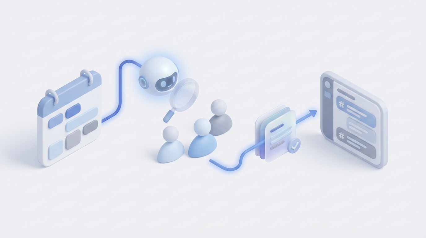 AI meeting prep automation delivering briefings before meetings