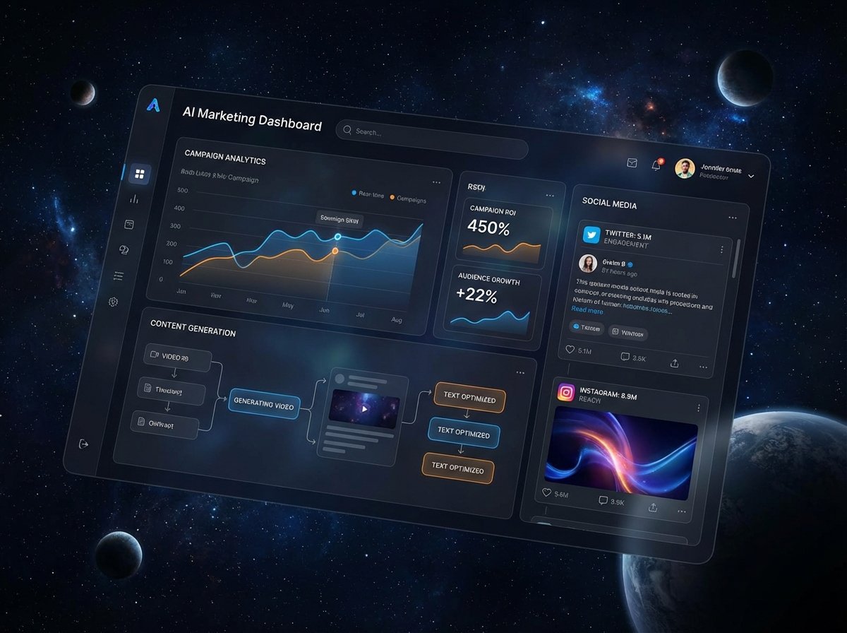 AI-powered digital marketing — automated campaigns and analytics