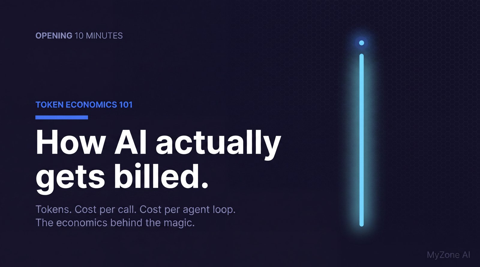 AI Token Optimization Workshop — Token Economics 101